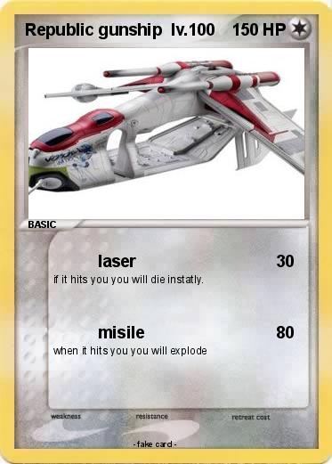 Pokemon Republic gunship  lv.100