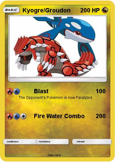 Pokemon Kyogre/Groudon