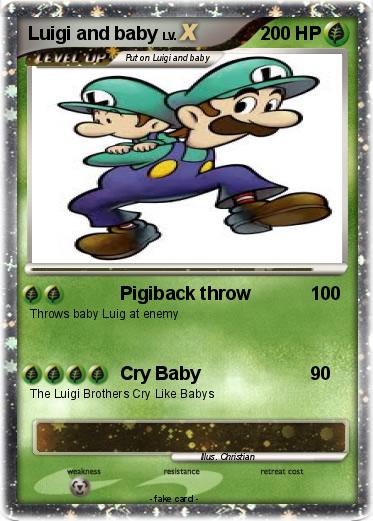 Pokemon Luigi and baby