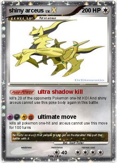 Pokemon shiny arceus