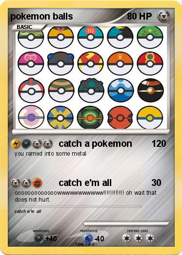 Pokemon pokemon balls