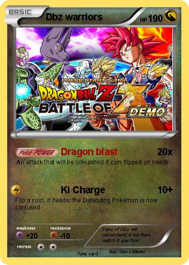 Pokemon Dbz warriors