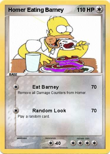 Pokemon Homer Eating Barney