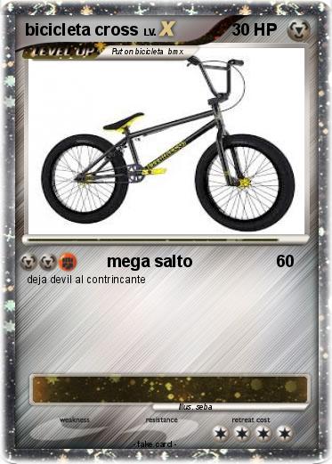 Pokemon bicicleta cross