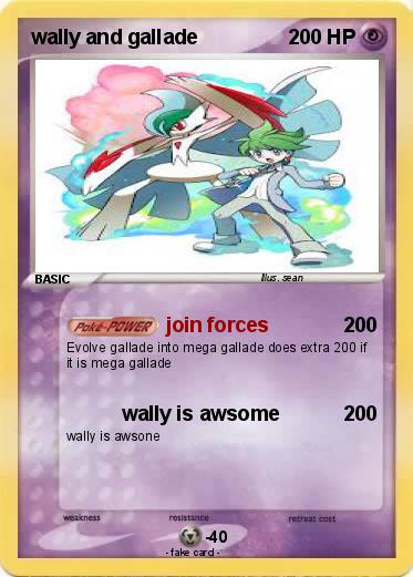 Pokemon wally and gallade