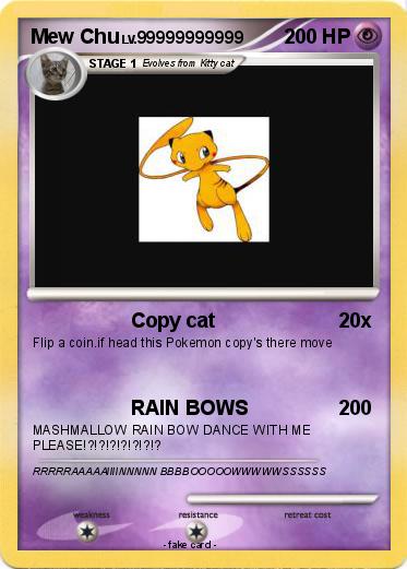 Pokemon Mew Chu