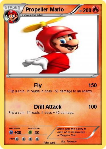 Pokemon Propeller Mario