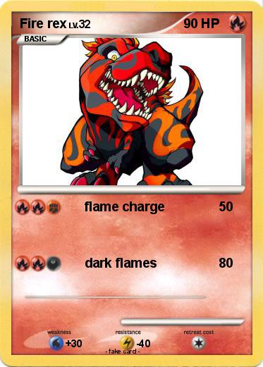 Pokemon Fire rex