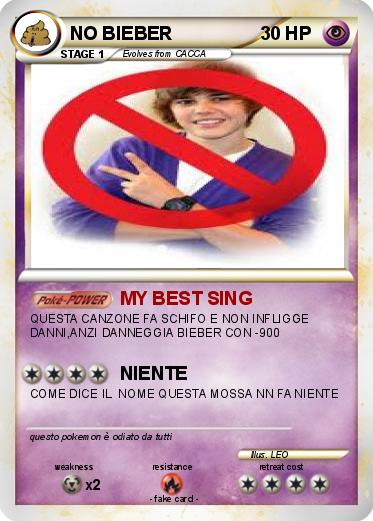 Pokemon NO BIEBER