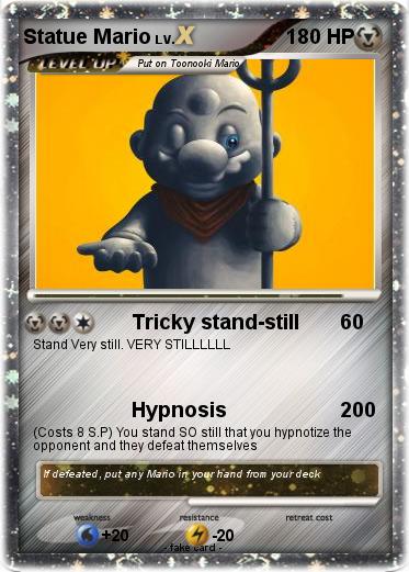 Pokemon Statue Mario