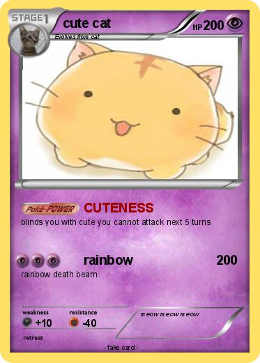 Pokemon cute cat