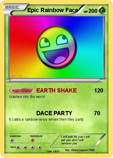 Pokemon Epic Rainbow Face
