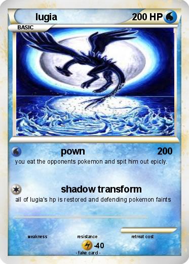 Pokemon lugia