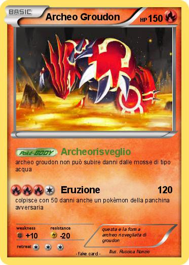 Pokemon Archeo Groudon
