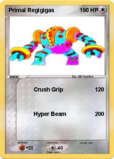 Pokemon Primal Regigigas