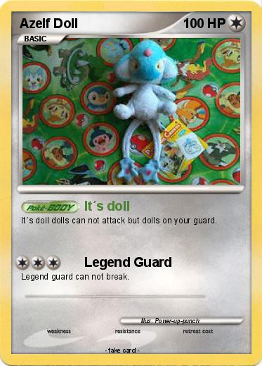 Pokemon Azelf Doll