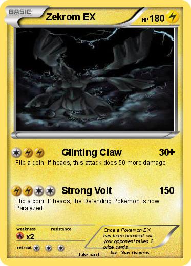 Pokemon Zekrom EX