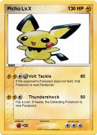 Pokemon Pichu Lv.X