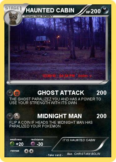 Pokemon HAUNTED CABIN