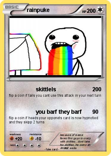 Pokemon rainpuke