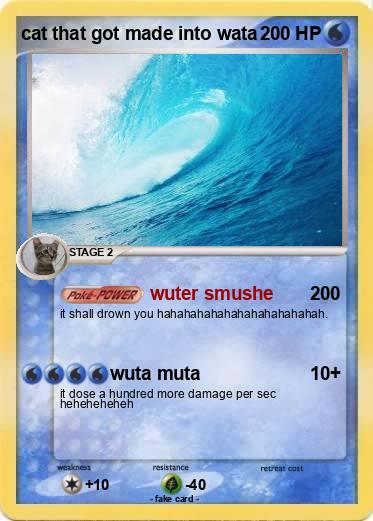 Pokemon cat that got made into wata