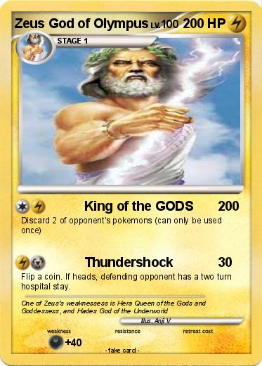 Pokemon Zeus God of Olympus