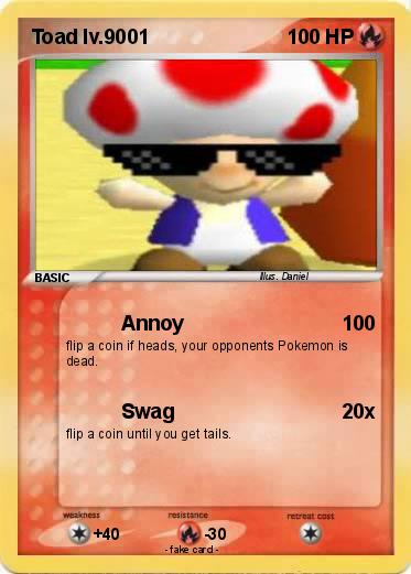 Pokemon Toad lv.9001