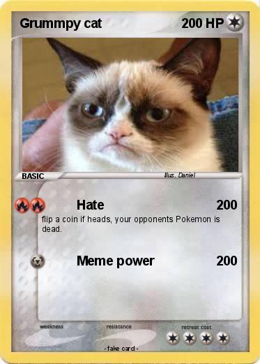 Pokemon Grummpy cat