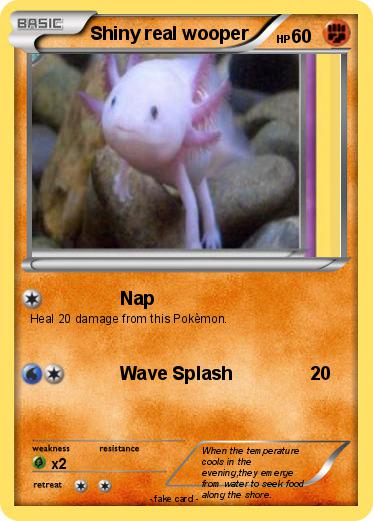 Pokemon Shiny real wooper