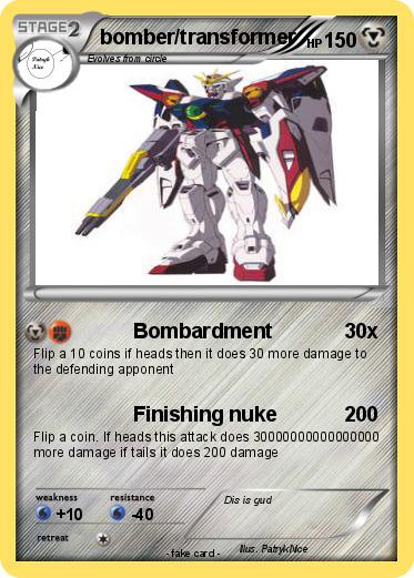Pokemon bomber/transformer