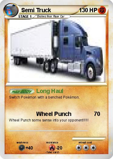 Pokemon Semi Truck