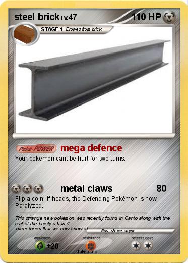 Pokemon steel brick