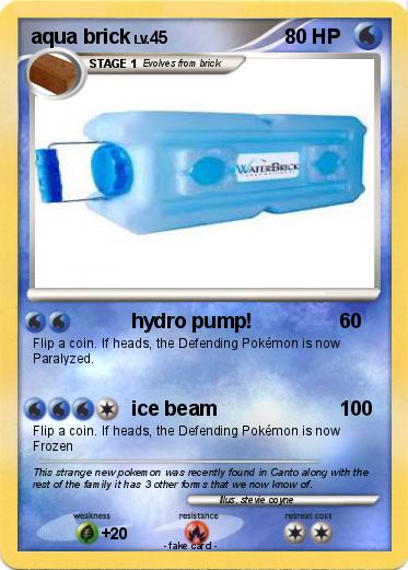Pokemon aqua brick