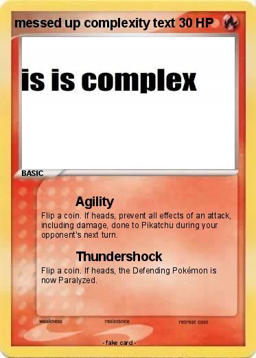 Pokemon messed up complexity text
