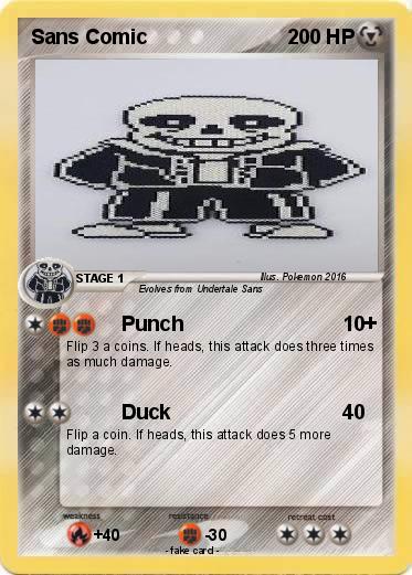 Pokemon Sans Comic