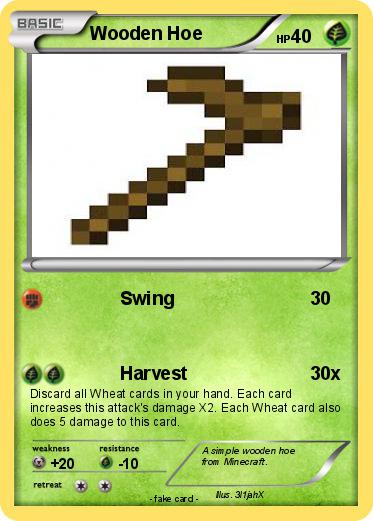 Pokemon Wooden Hoe