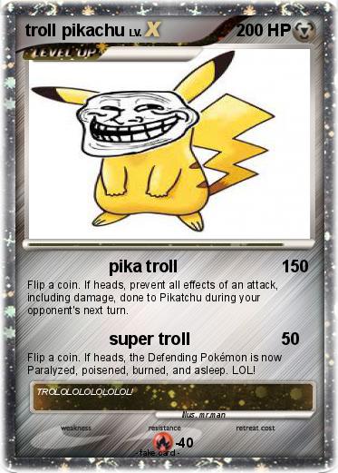 Pokemon troll pikachu