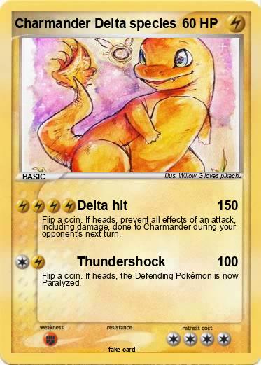 Pokemon Charmander Delta species