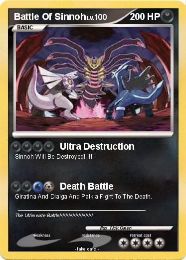 Pokemon Battle Of Sinnoh