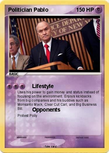 Pokemon Politician Pablo