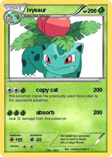 Pokemon ivysaur