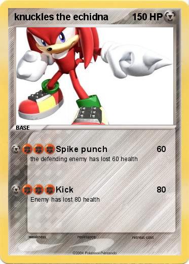 Pokemon knuckles the echidna