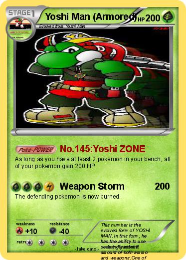 Pokemon Yoshi Man (Armored)