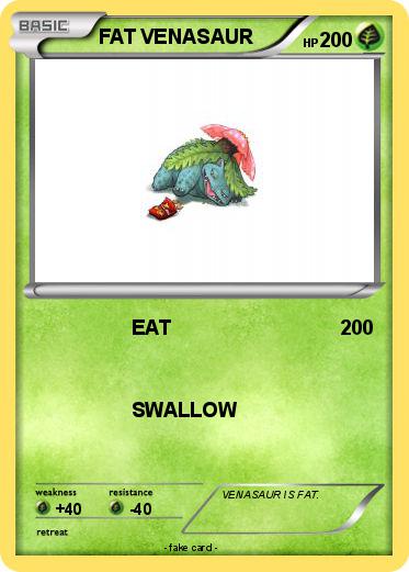 Pokemon FAT VENASAUR