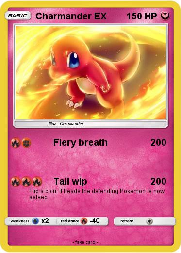 Pokemon Charmander EX