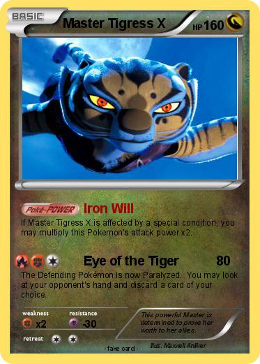 Pokemon Master Tigress X