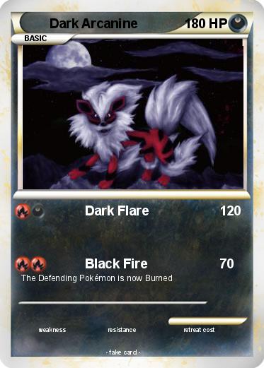 Pokemon Dark Arcanine
