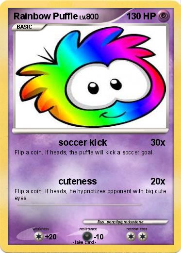 Pokemon Rainbow Puffle