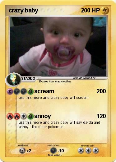 Pokemon crazy baby