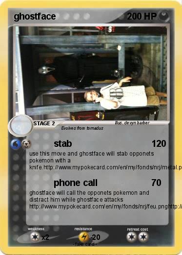 Pokemon ghostface